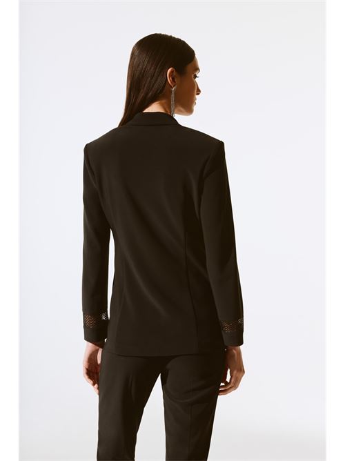 Blazer in maglia effetto seta e tulle con strass JOSEPH RIBKOFF | 2437521111